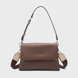 Voyage Mousse Coffee Shoulder Bag