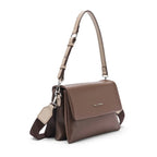 Voyage Mousse Coffee Shoulder Bag - Lino Perros