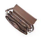 Voyage Mousse Coffee Shoulder Bag - Lino Perros
