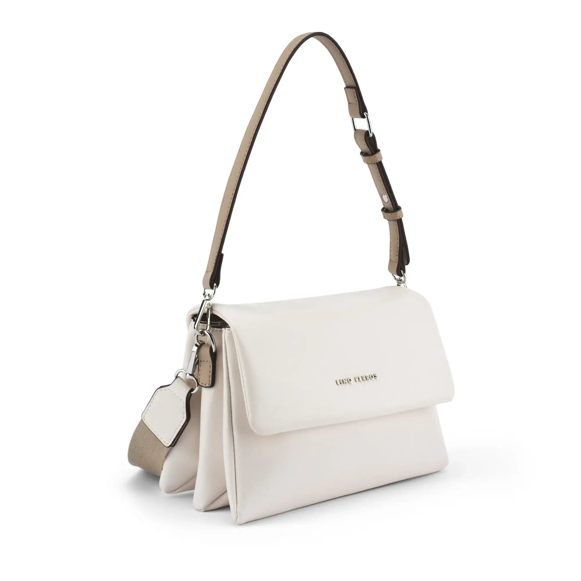 Voyage Mousse Off White Shoulder Bag - Lino Perros