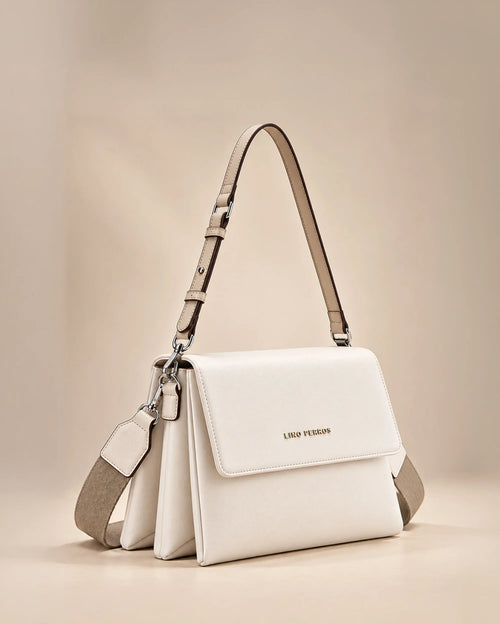 Voyage Mousse Off White Shoulder Bag - Lino Perros