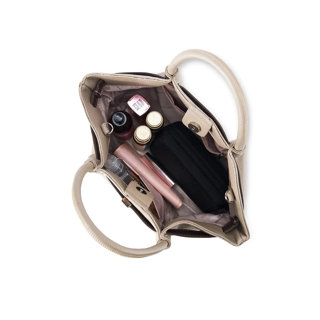 Monroe Windsor Beige Satchel bag - Lino Perros