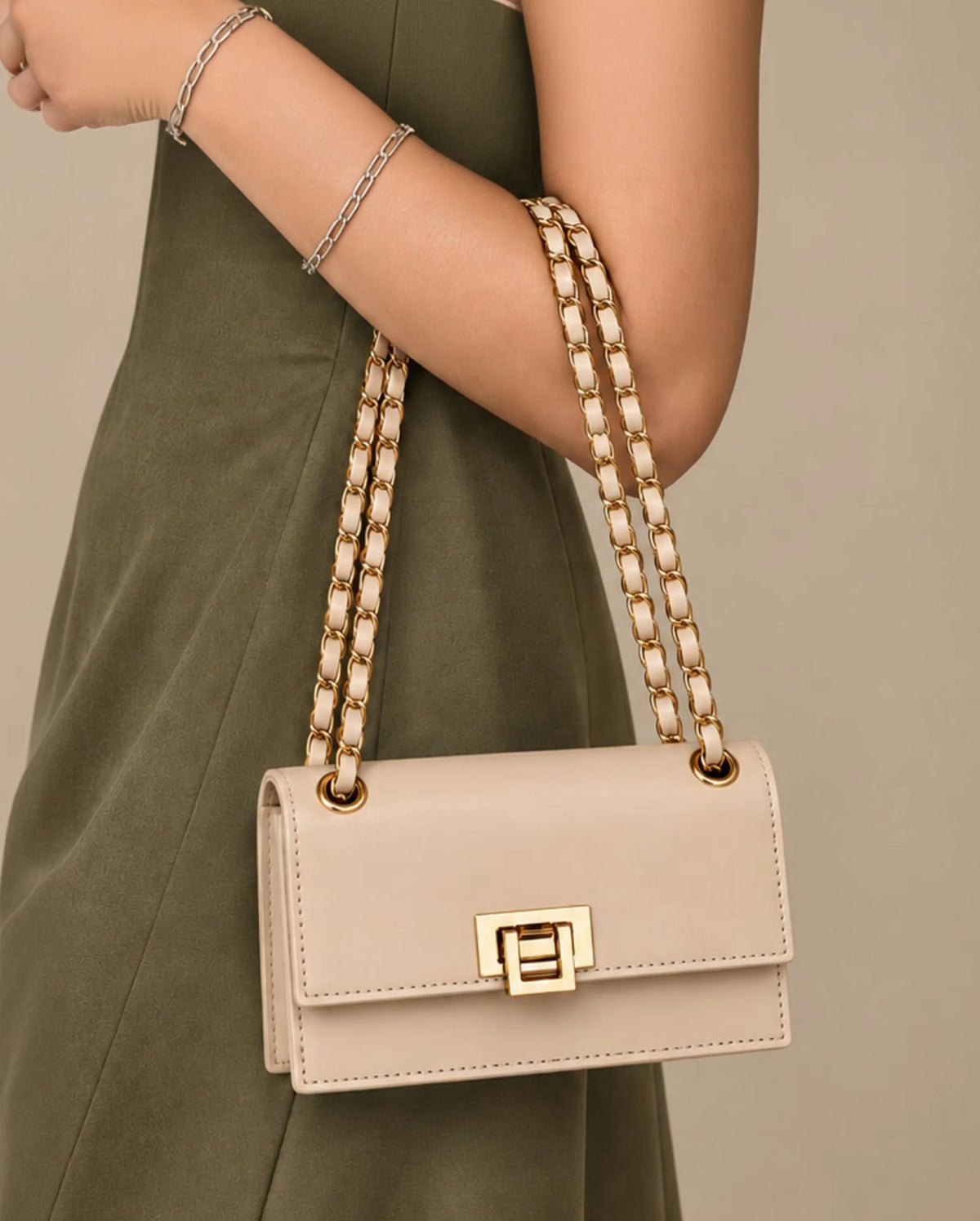 Voyage Lily Taupe Sling Bag