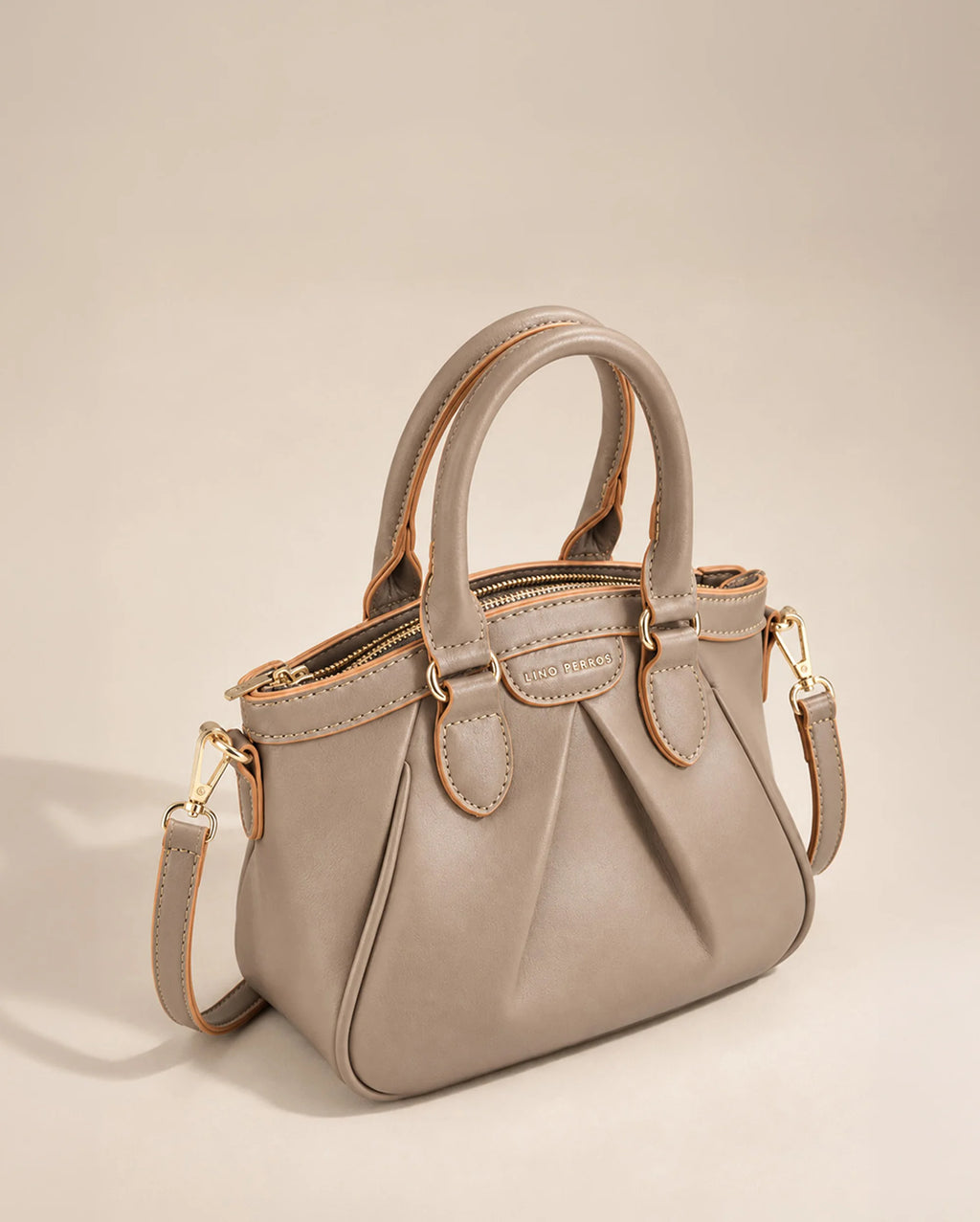 Ella Nora Taupe Sling Bag - Lino Perros