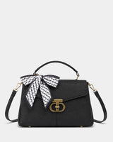 Ella Signature Black Satchel bag