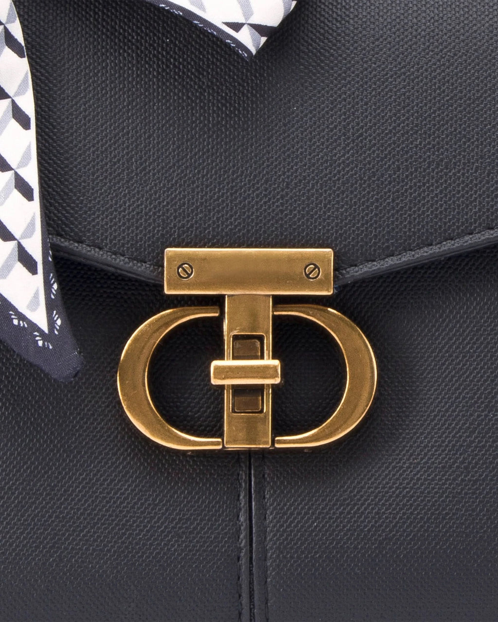 Ella Signature Black Satchel bag