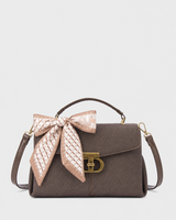 Ella Signature Coffee Satchel bag