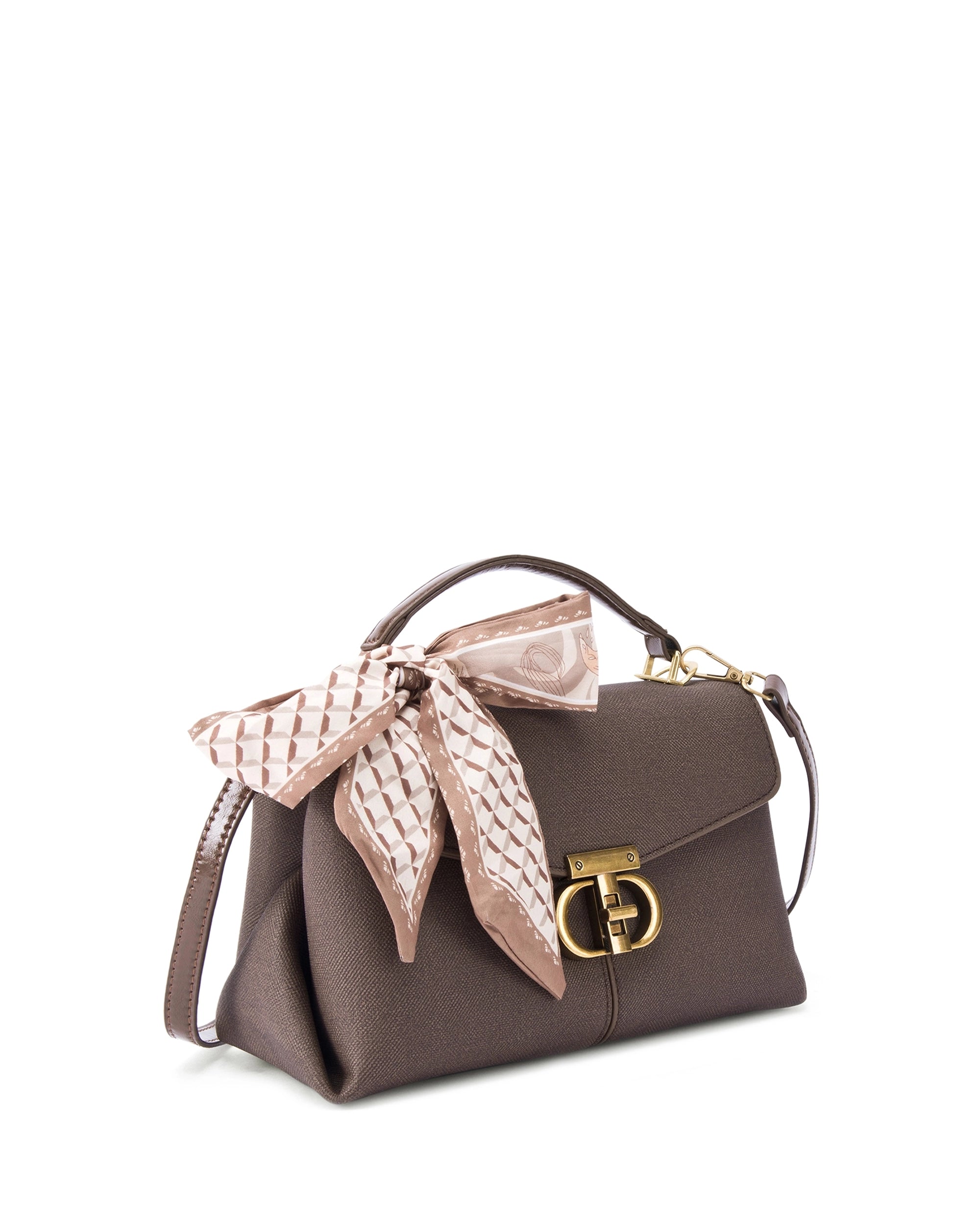 Ella Signature Coffee Satchel bag