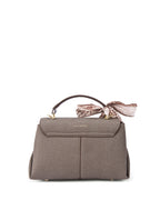 Ella Signature Taupe Satchel bag | Lino Perros