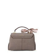 Ella Signature Taupe Satchel bag