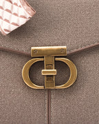 Ella Signature Taupe Satchel bag