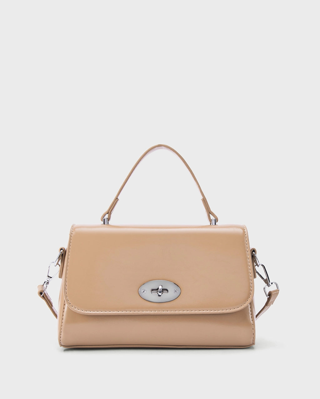 Voyage Elite Beige Satchel | Lino Perros
