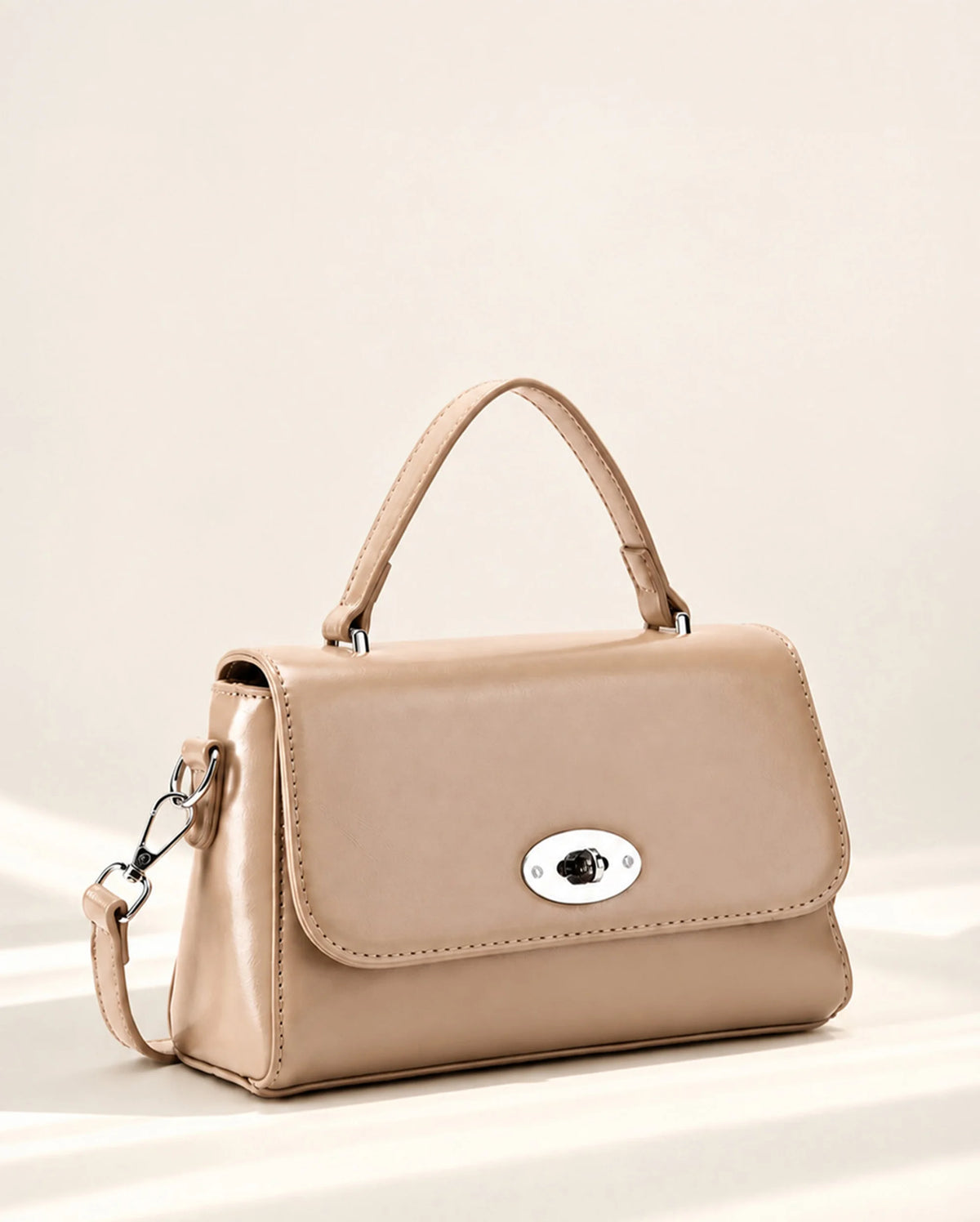 Voyage Elite Beige Satchel