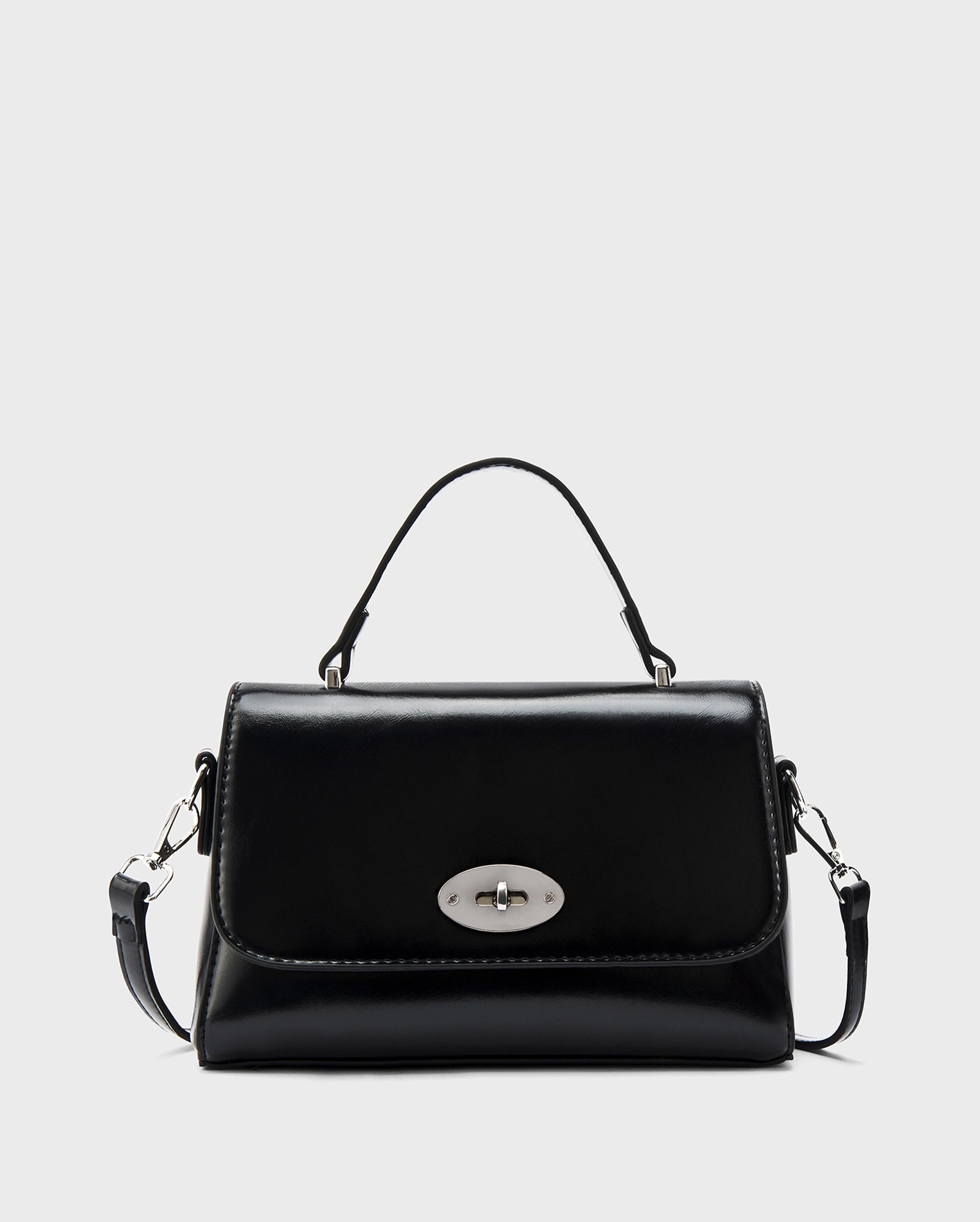 Voyage Elite Black Satchel | Lino Perros