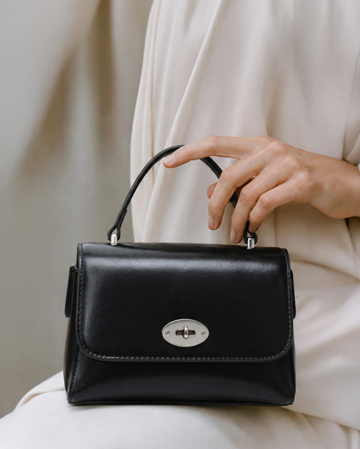 Voyage Elite Black Satchel