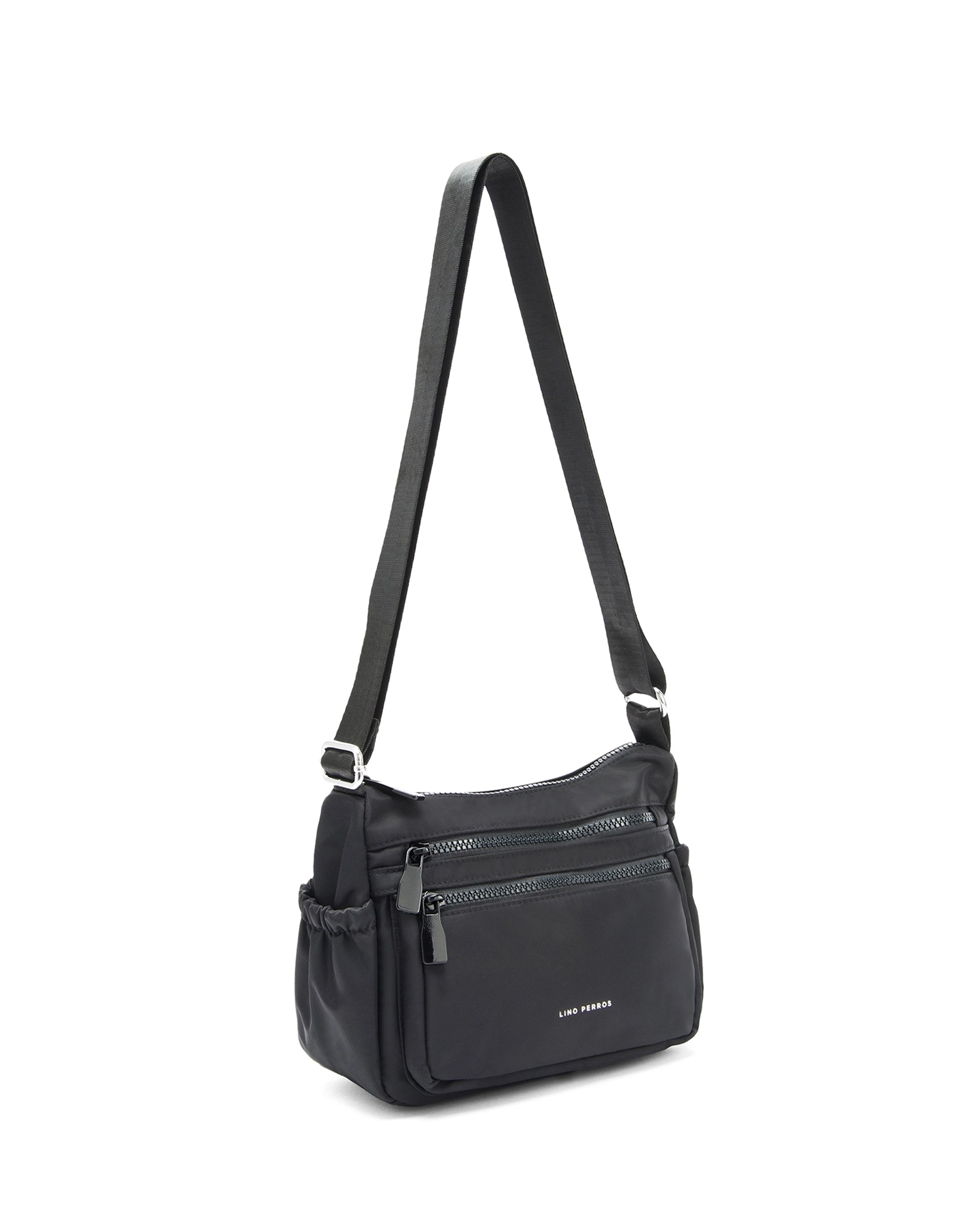 Harper Mode Black Sling Bag | Lino Perros