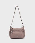 Harper Mode Taupe Sling Bag | Lino Perros