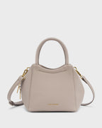 Ella Sculpt Beige Sling bag | Lino Perros