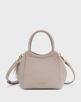 Ella Sculpt Beige Sling bag