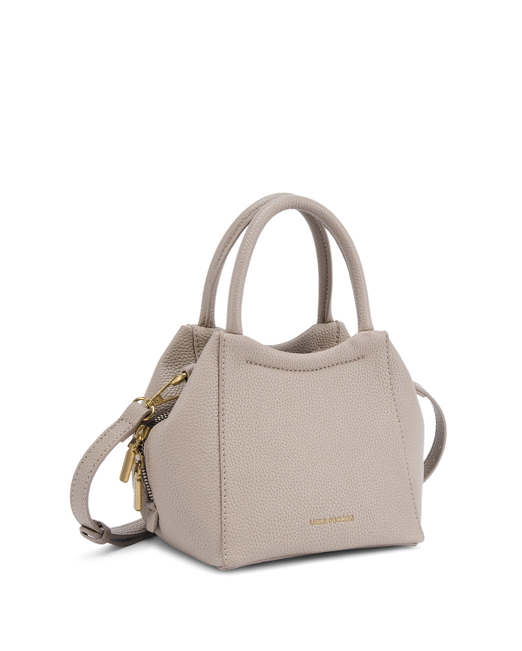 Ella Sculpt Beige Sling bag | Lino Perros