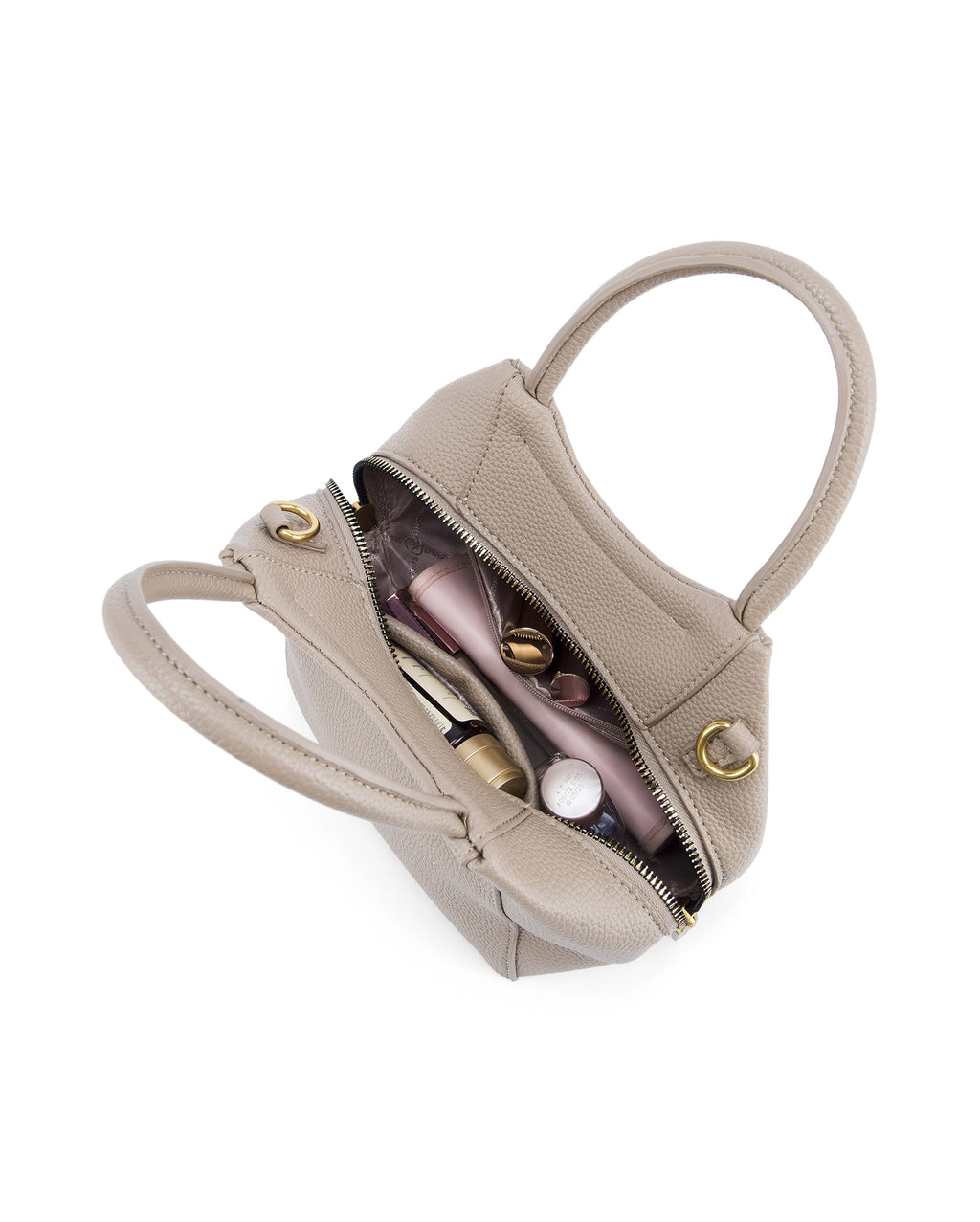 Ella Sculpt Beige Sling bag | Lino Perros