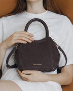 Ella Sculpt Coffee Sling bag | Lino Perros