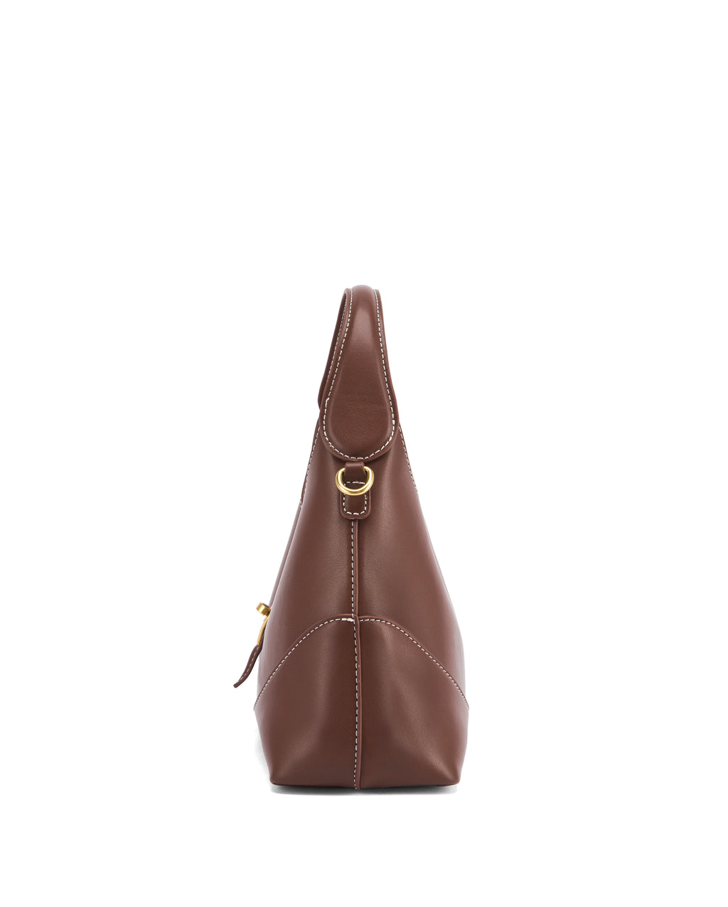 Ella Crescent Brown Handbag | Lino Perros