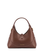 Ella Crescent Brown Handbag | Lino Perros