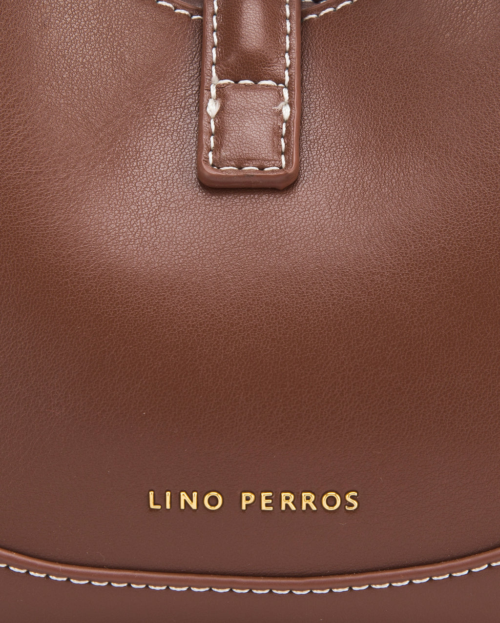 Ella Crescent Brown Handbag | Lino Perros
