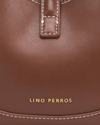 Ella Crescent Brown Handbag | Lino Perros