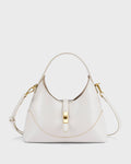 Ella Crescent Off-White Handbag | Lino Perros