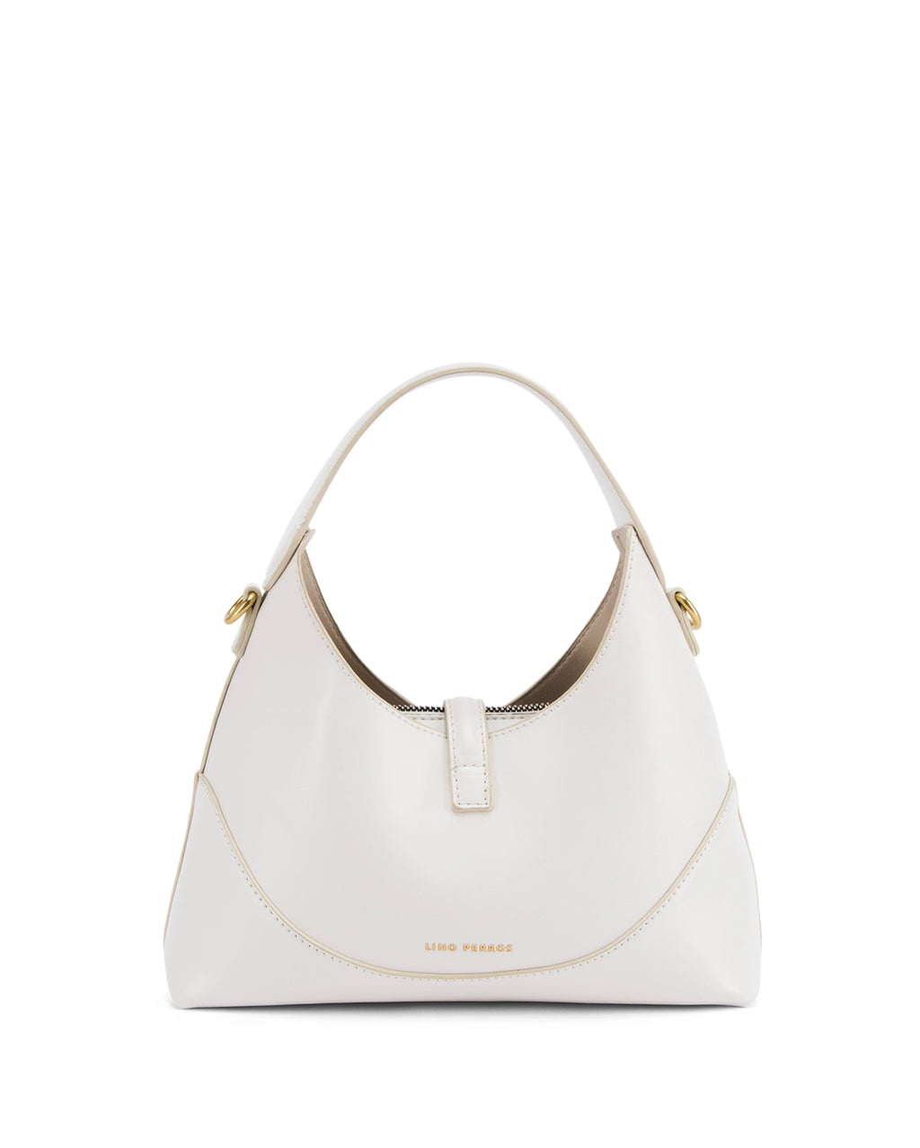 Ella Crescent Off-White Handbag | Lino Perros