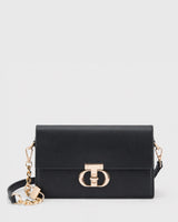 Ella Celeste Black Sling Bag
