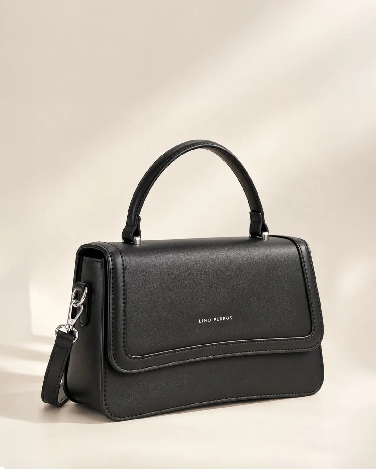 Ella Sylvia Black Sling Bag | Lino Perros