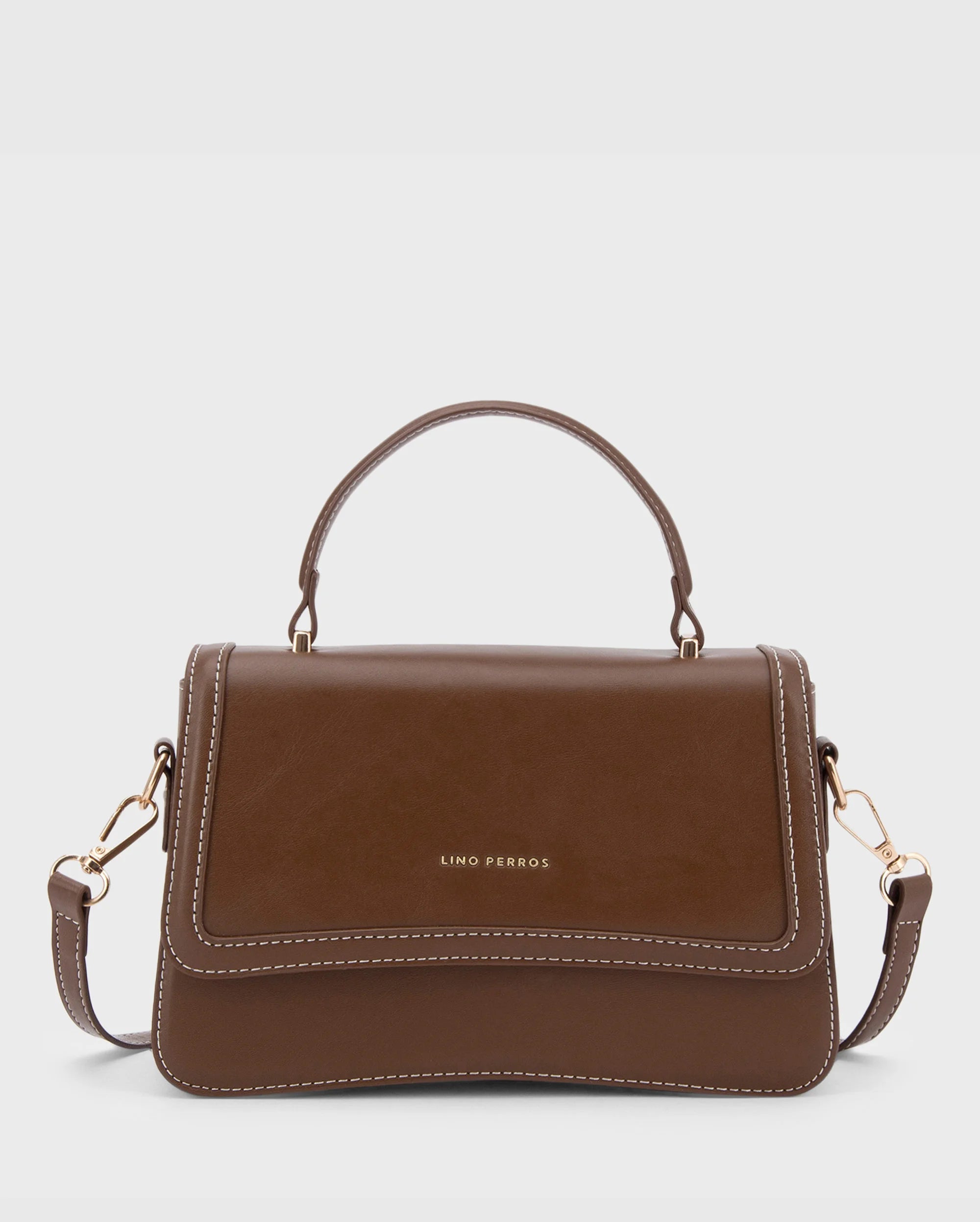 Ella Sylvia Brown Sling Bag | Lino Perros