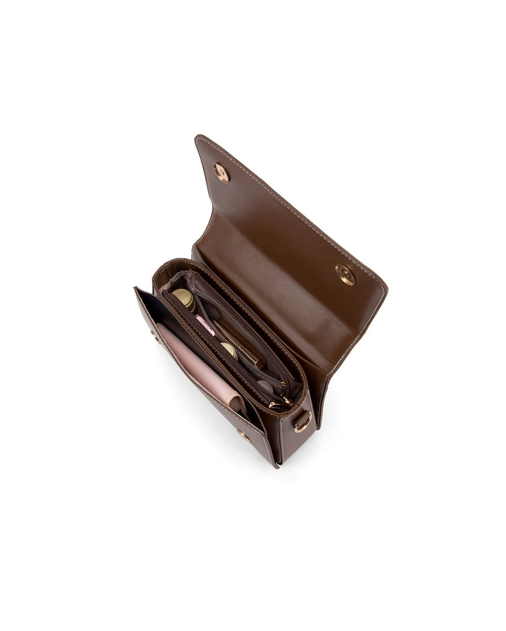 Ella Sylvia Brown Sling Bag | Lino Perros