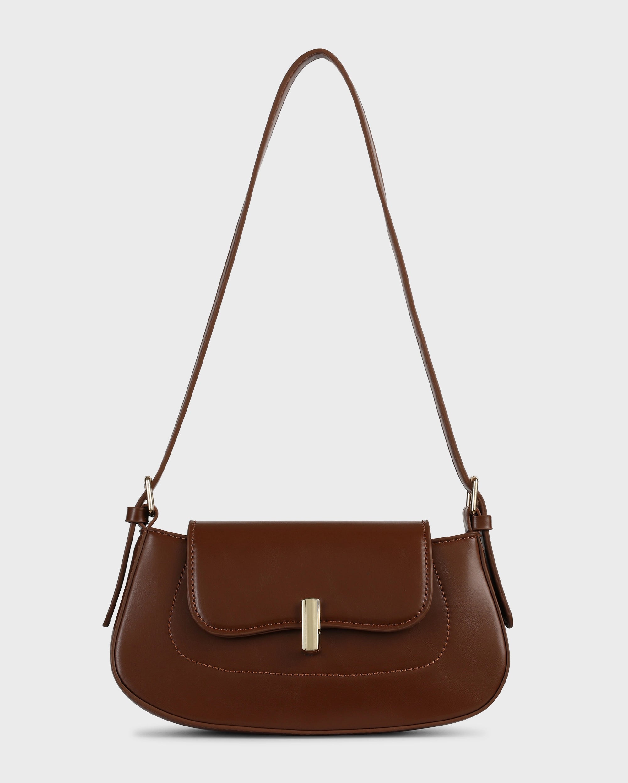 Texas Alessia Brown Shoulder Bag