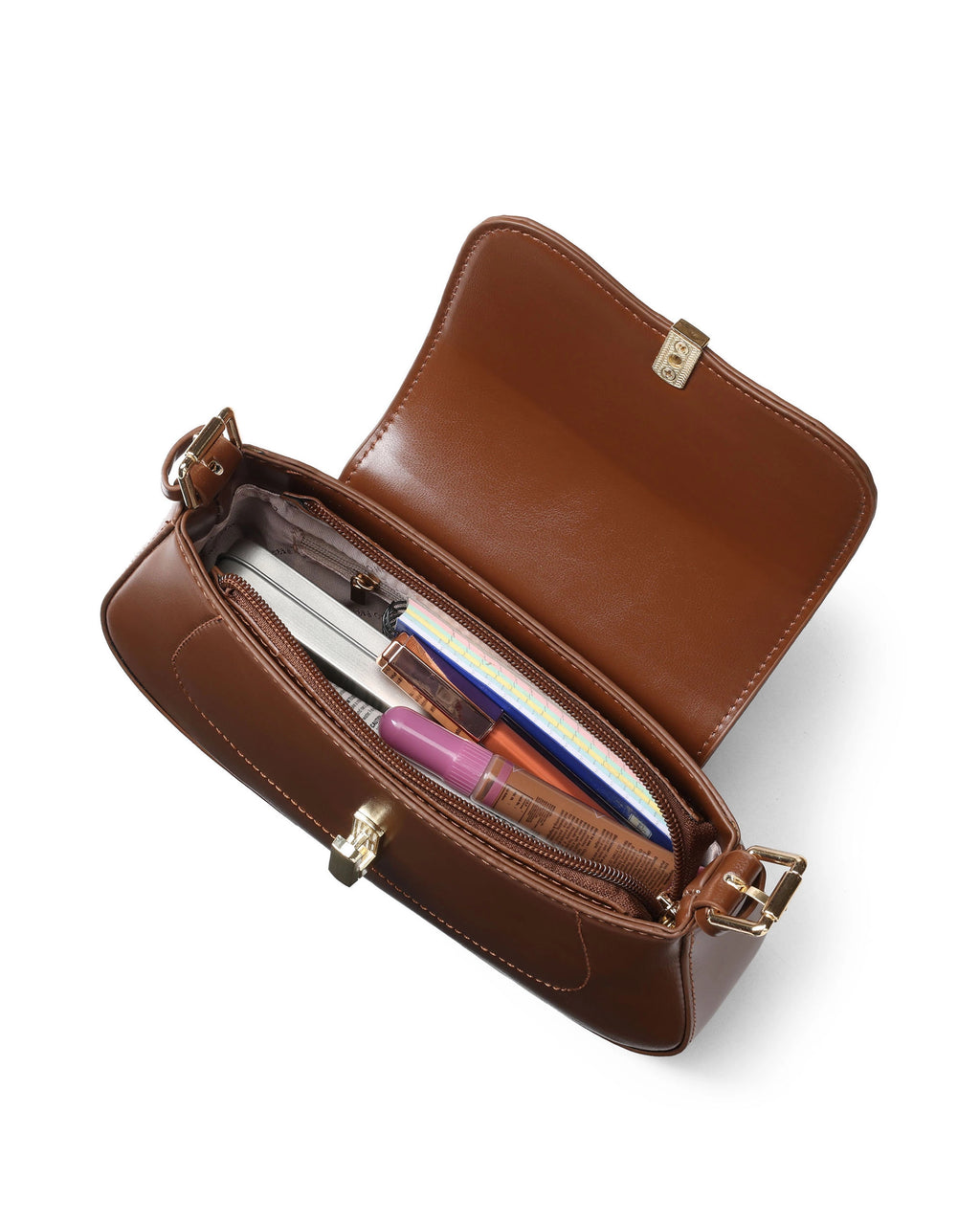 Texas Alessia Brown Shoulder Bag