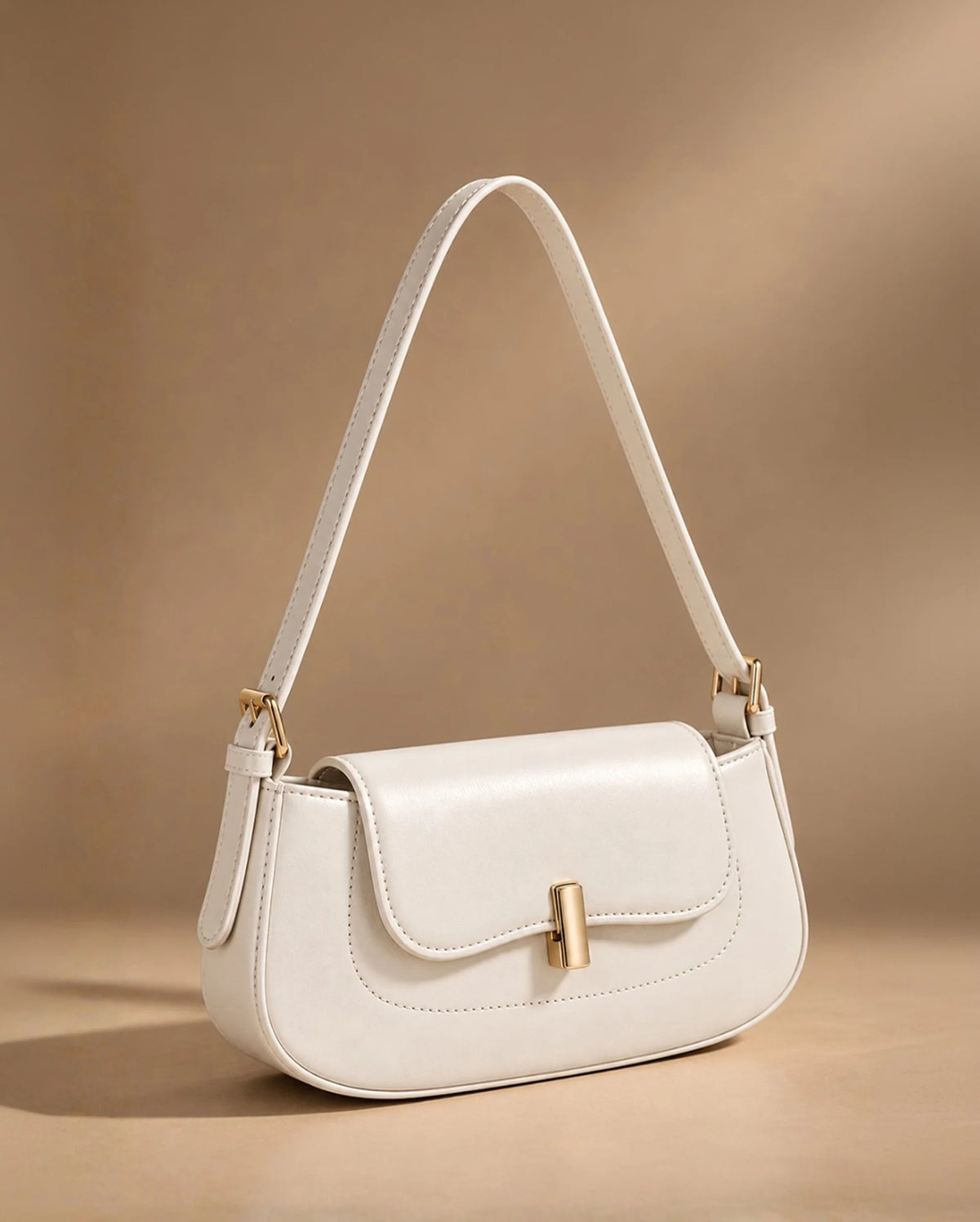 Texas Alessia Off-White Shoulder Bag