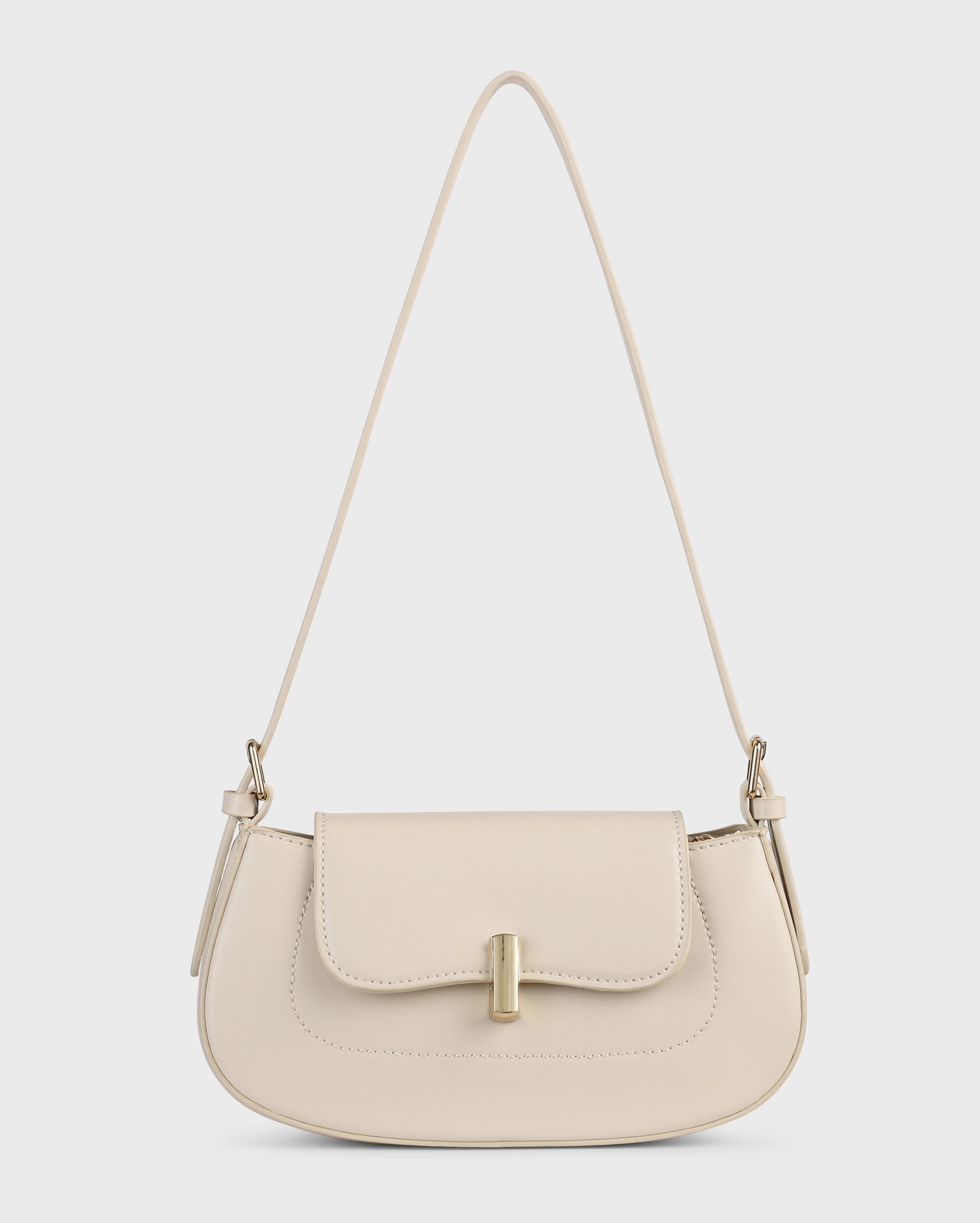 Texas Alessia Off-White Shoulder Bag