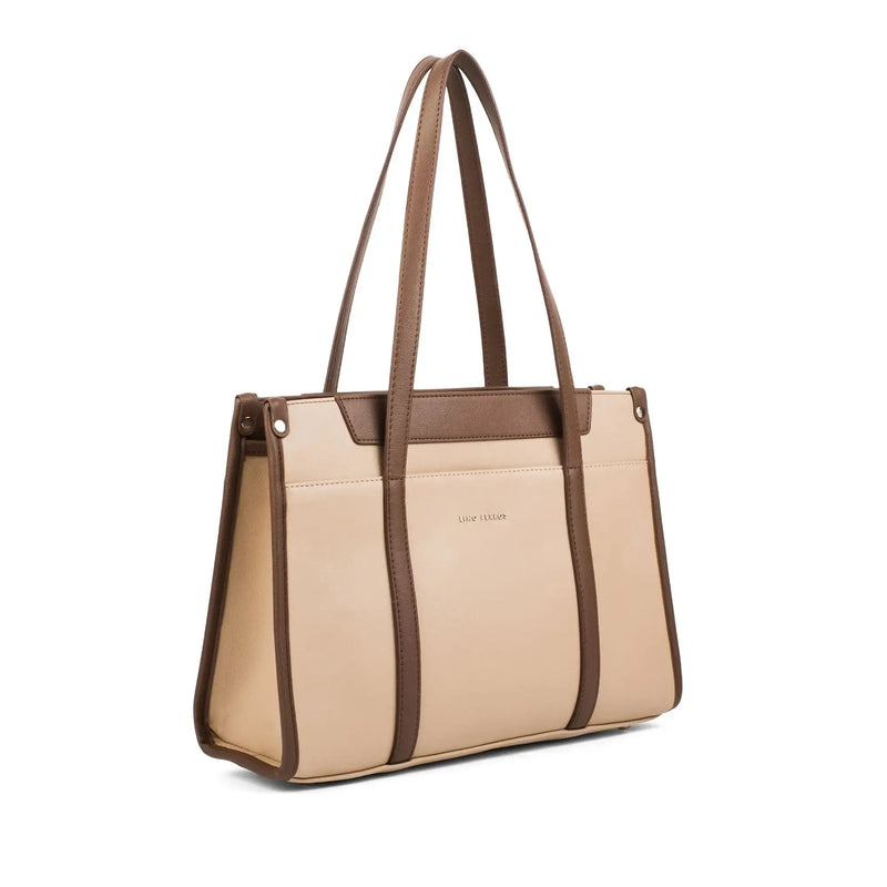 Monroe Dual Color Off White Tote bag