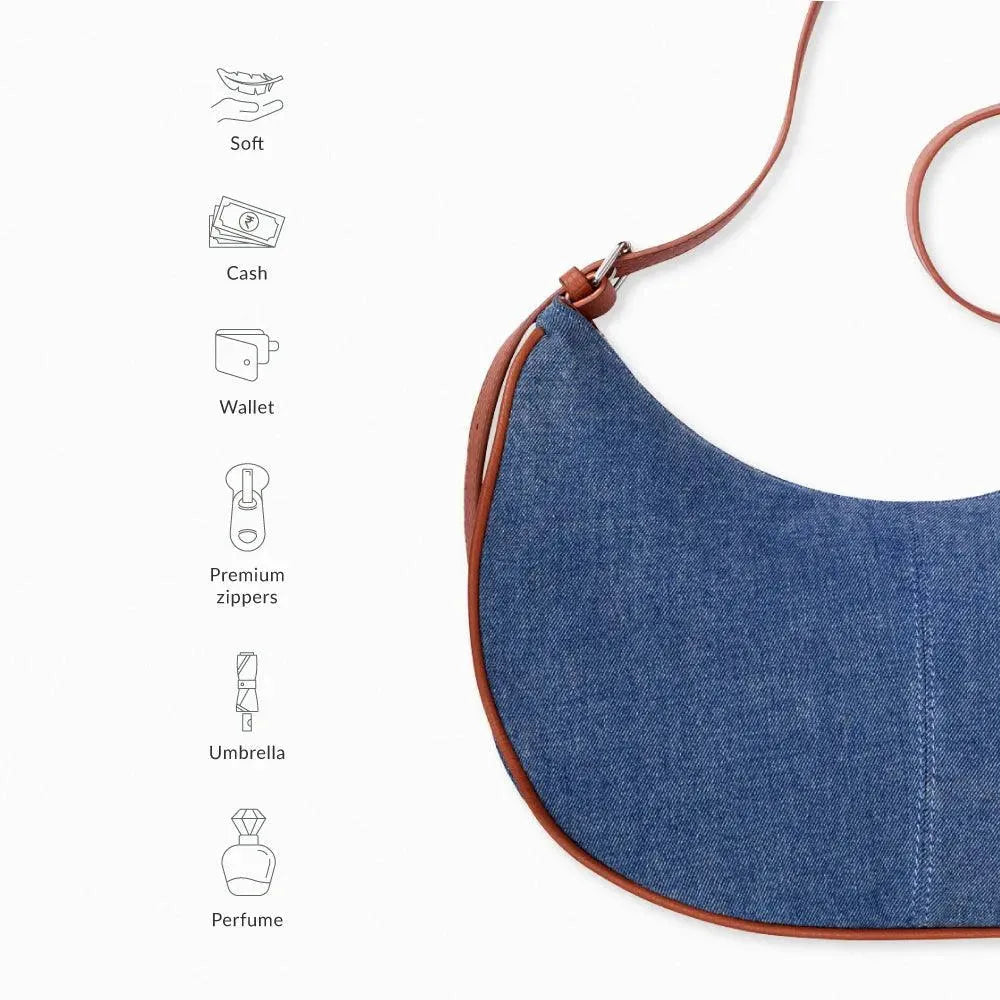 Harper Chic Blue Crossbody Bag - Lino Perros