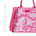 Nelly Café Fuchsia Satchel Bag - Lino Perros