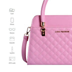 Avril Elle Pink Satchel Bag - Lino Perros
