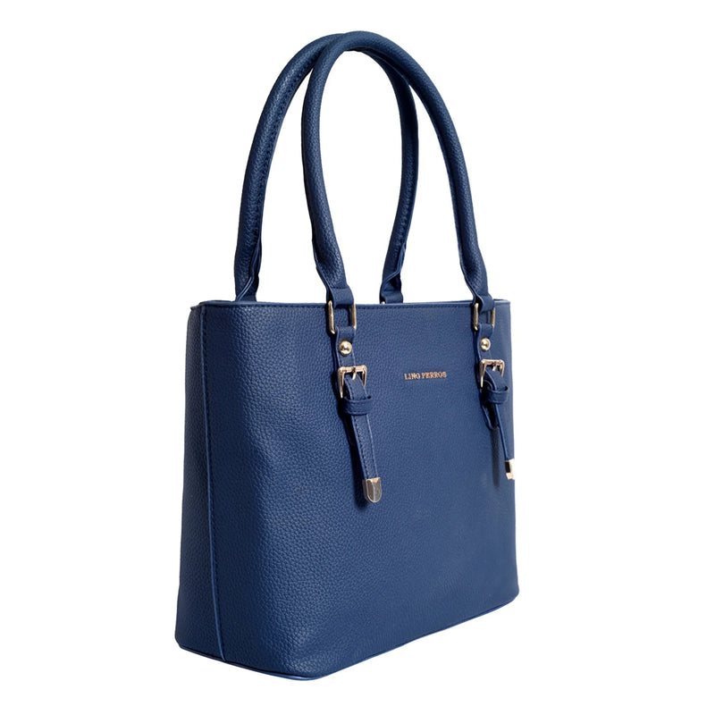 Avril Functional Blue Tote Bag