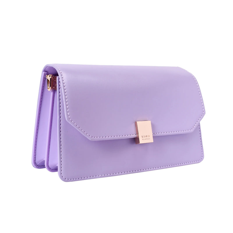 Avril Bold Solid Black Sling Bag