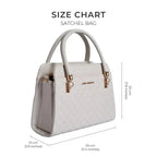 Avril Elle White Satchel Bag - Lino Perros