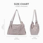 Harper Confident Grey Hobo Handbag - Lino Perros