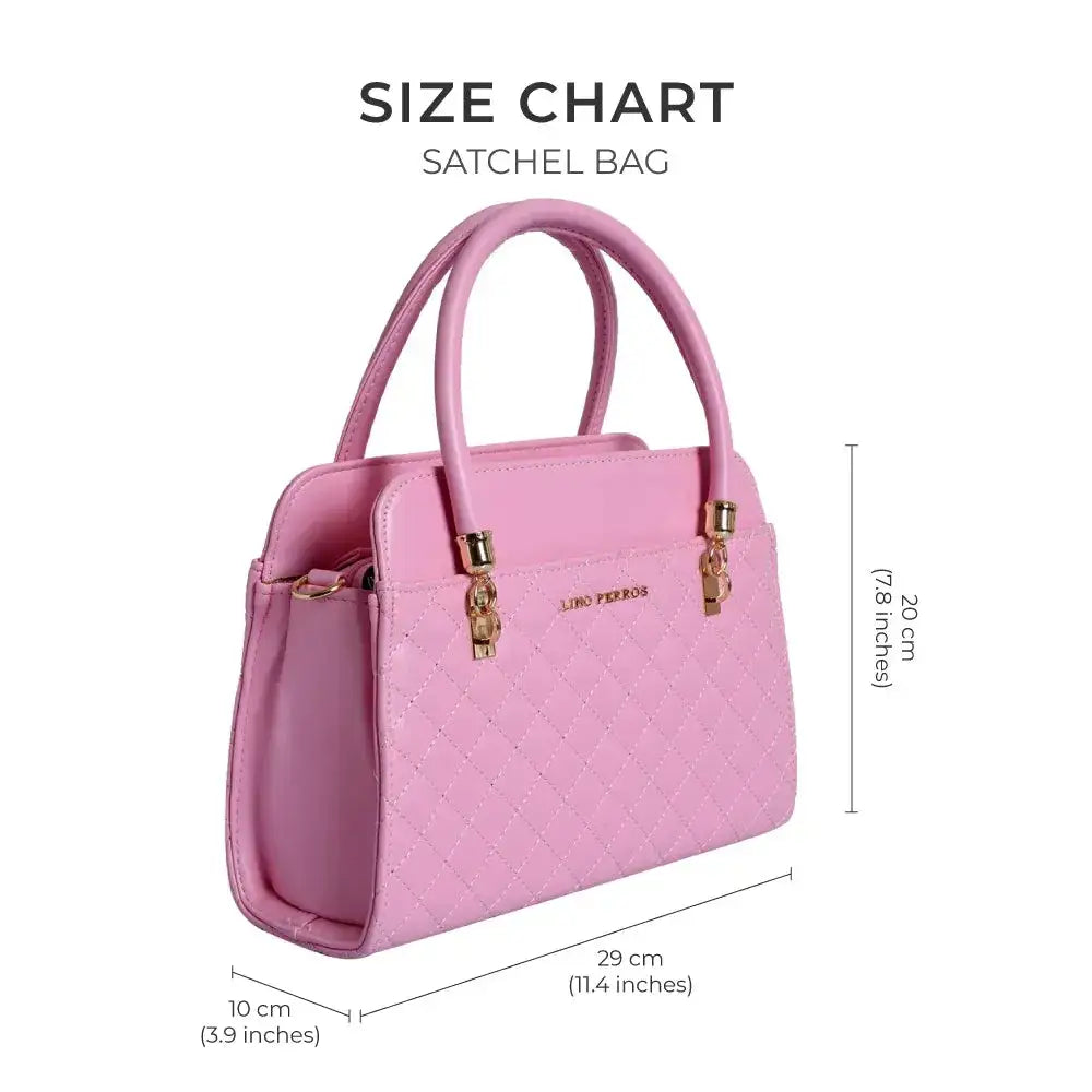 Avril Elle Pink Satchel Bag - Lino Perros