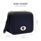Valley Full Bloom Black Shoulder Bag - Lino Perros
